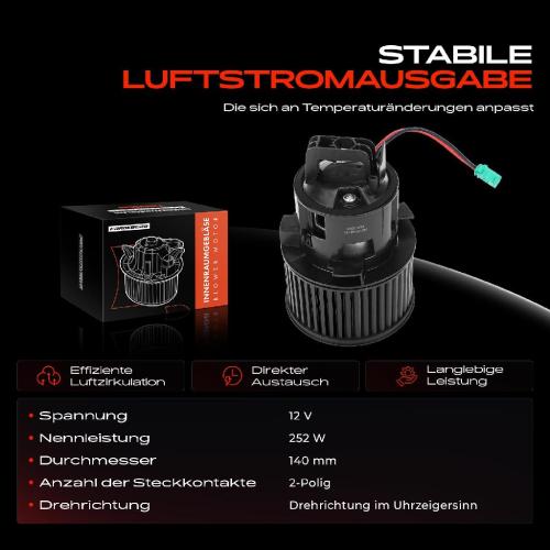 Frankberg 1x Gebläsemotor Innenraumgebläse für Peugeot 308 II L3 LB LH LP LW 508 II F3 FB FH Bild Frankberg 1x Gebläsemotor Innenraumgebläse für Peugeot 308 II L3 LB LH LP LW 508 II F3 FB FH