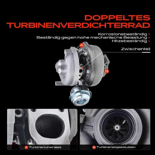 1x Abgasturbolader für BMW 3er E46 3er Touring X5 E53 2.9L 1999-2005 Bild 1x Abgasturbolader für BMW 3er E46 3er Touring X5 E53 2.9L 1999-2005