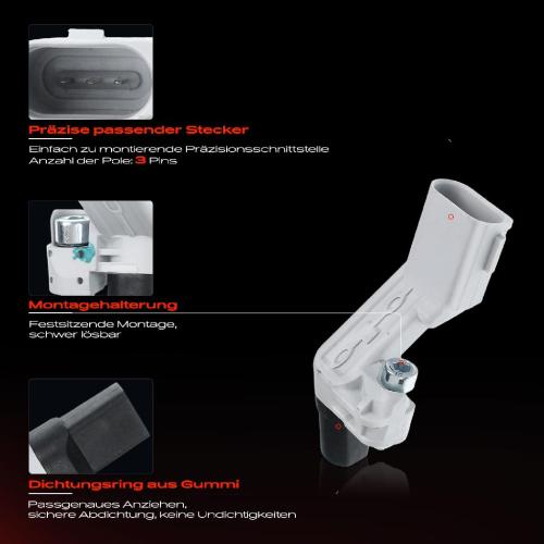 1x Kurbelwellensensor Impulsgeber für VW Golf VI Polo Audi A1 A3 Skoda Rapid Seat Ibiza 1.2L 1.4L Bild 1x Kurbelwellensensor Impulsgeber für VW Golf VI Polo Audi A1 A3 Skoda Rapid Seat Ibiza 1.2L 1.4L