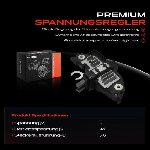 1x Lichtmaschinenregler Generatorregler für Mercedes-Benz Sprinter 3-T Kasten B906 Bild 1x Lichtmaschinenregler Generatorregler für Mercedes-Benz Sprinter 3-T Kasten B906