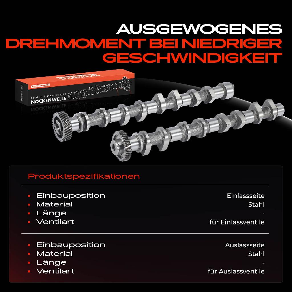 2x Nockenwelle für Opel Astra H L48 Corsa D S07 Zafira B