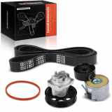 1x Keilrippenriemensatz Wasserpumpe für Fiat 500 Idea Panda Punto Lancia Musa