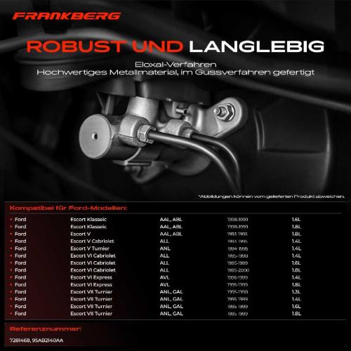 1x Hauptbremszylinder Bremszylinder für Ford Escort 5 6 7 Klasseic AAL ALL ANL GAL Bild 1x Hauptbremszylinder Bremszylinder für Ford Escort 5 6 7 Klasseic AAL ALL ANL GAL