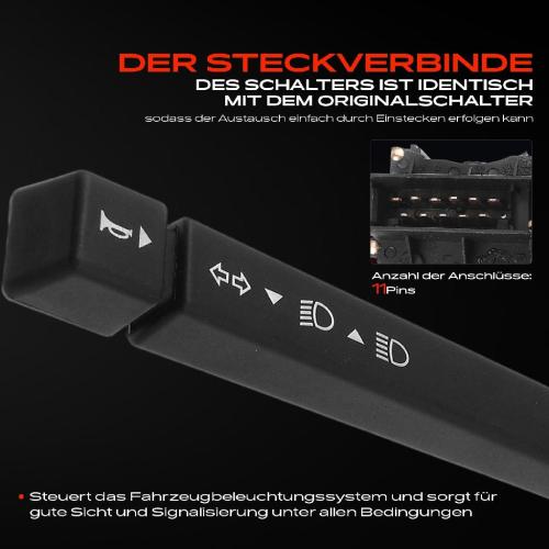 1x Kombischalter Lenkstockschalter für Ford Transit E Transit Tourneo 1991-2000 Bild 1x Kombischalter Lenkstockschalter für Ford Transit E Transit Tourneo 1991-2000