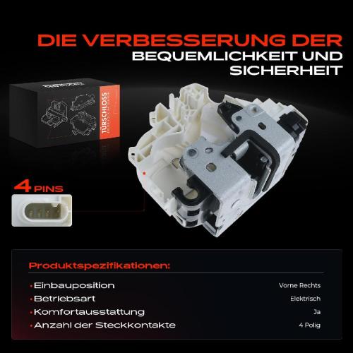 1x Türschloss Vorne Rechts für Chrysler 200 Stufenheck Dodge Avenger Durango Grand Caravan Journey Jeep Bild 1x Türschloss Vorne Rechts für Chrysler 200 Stufenheck Dodge Avenger Durango Grand Caravan Journey Jeep