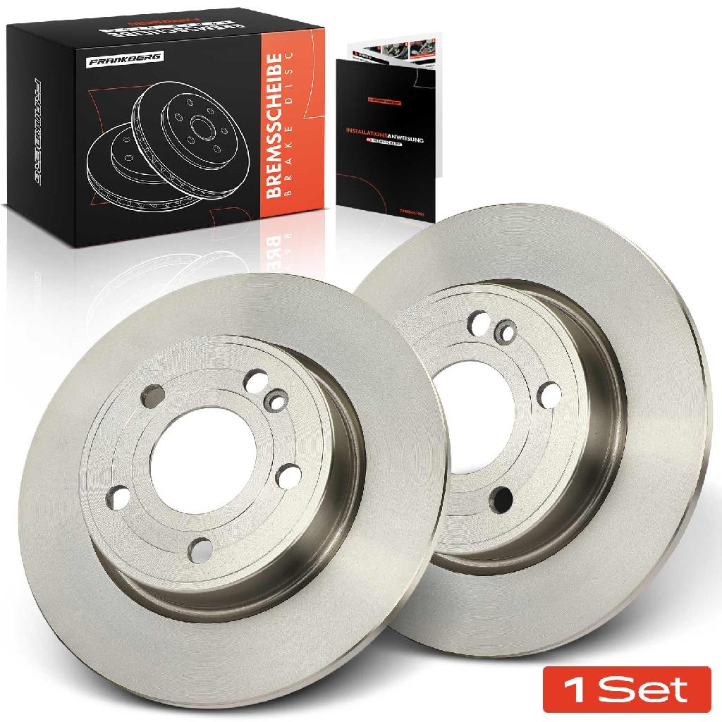 2x Bremsscheiben Hinterachse für Mercedes-Benz A-Klasse Stufenheck W177 V177 W247 C118 Bj ab 2018