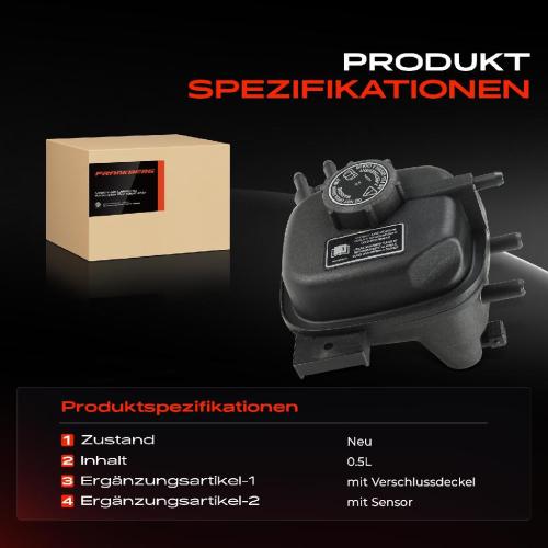 1x Ausgleichsbehälter Kühlmittelbehälter für Jaguar XK8 QDV X100 QEV 4.0L 4.2L Bild 1x Ausgleichsbehälter Kühlmittelbehälter für Jaguar XK8 QDV X100 QEV 4.0L 4.2L