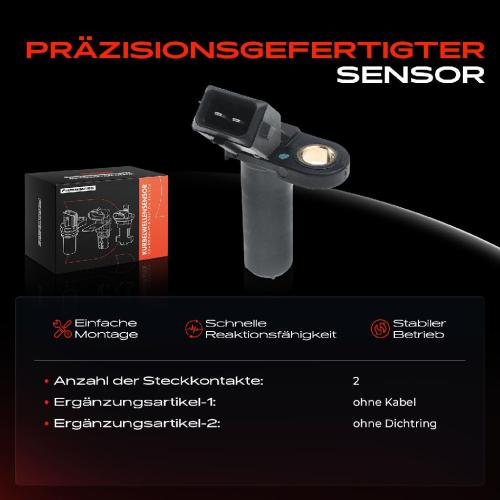 1x Kurbelwellensensor Impulsgeber für Ford Escort V VI VII Fiesta III IV Focus Mondeo i Transit Bild 1x Kurbelwellensensor Impulsgeber für Ford Escort V VI VII Fiesta III IV Focus Mondeo i Transit