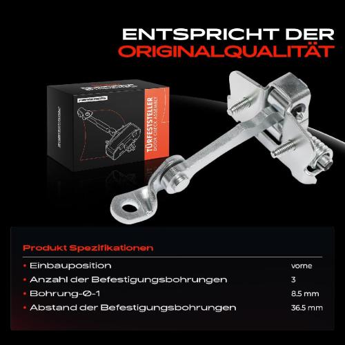 1x Türfeststeller Türfangband Türstopper Vorne für Peugeot 206 CC SW Schrägheck Stufenheck Bild 1x Türfeststeller Türfangband Türstopper Vorne für Peugeot 206 CC SW Schrägheck Stufenheck