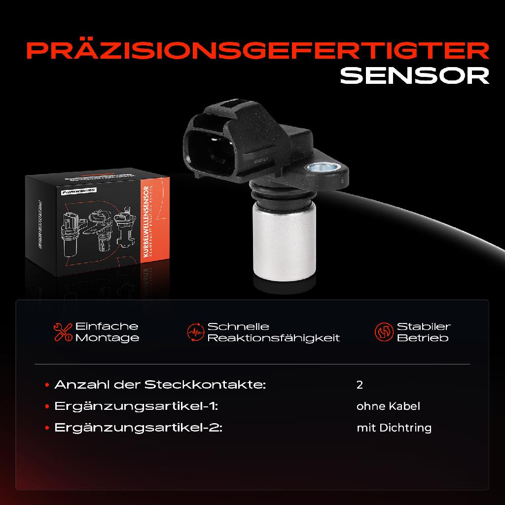 1x Kurbelwellensensor Impulsgeber für Ford Focus II Mondeo IV Volvo C70 S40 S60 S80 XC60 XC90