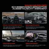 1x Wischermotor Scheibenwischermotor Vorne für VW Golf Audi A3 Skoda Seat Leon