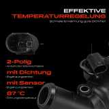 1x Thermostat Kühlmittel für Mercedes-Benz A-Klasse W168 A 170 CDi Vaneo 414 1.7L