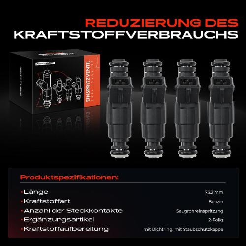 Frankberg 4x Einspritzventil Einspritzdüse für VW Golf I Cabriolet Golf II Jetta II 1987-1993 Bild Frankberg 4x Einspritzventil Einspritzdüse für VW Golf I Cabriolet Golf II Jetta II 1987-1993