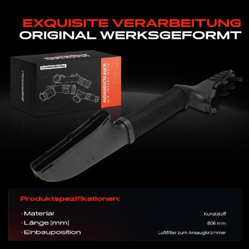 1x Ansaugschlauch, Luftfilter für Mercedes-Benz W176 CLA C117 X117 GLA X156 Bild 1x Ansaugschlauch, Luftfilter für Mercedes-Benz W176 CLA C117 X117 GLA X156