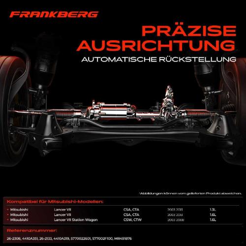 1x Lenkgetriebe Servolenkgetriebe für Mitsubishi Lancer VII CSA CTA CSW Bild 1x Lenkgetriebe Servolenkgetriebe für Mitsubishi Lancer VII CSA CTA CSW