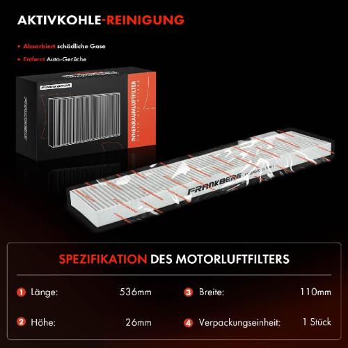 1x Innenraumfilter Aktivkohle für VW Sharan 7M6 Ford Galaxy WGR Seat Alhambra 7V8 Bild 1x Innenraumfilter Aktivkohle für VW Sharan 7M6 Ford Galaxy WGR Seat Alhambra 7V8
