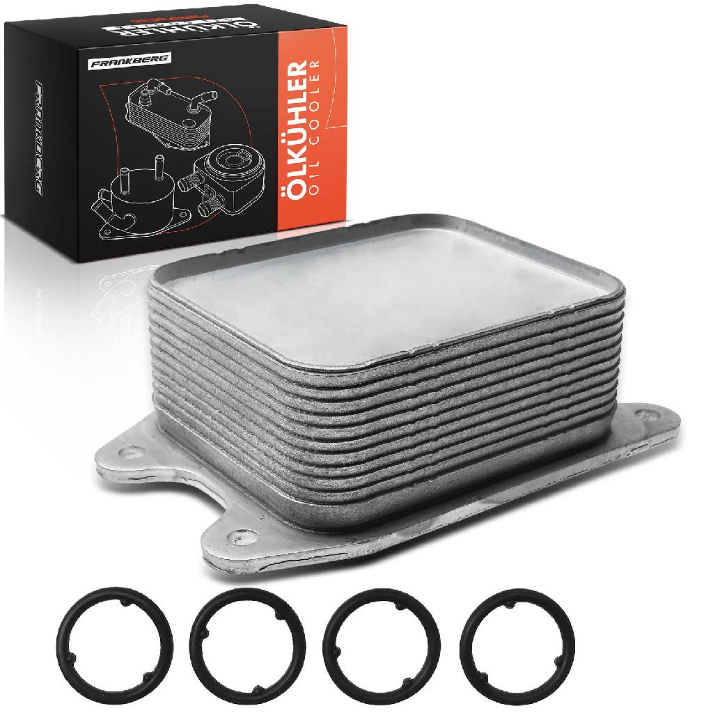 Frankberg 1x Ölkühler Motoröl für VW Audi A1 8X A3 8V A4 A5 Q2 Q3 Seat Ibiza IV V Leon Skoda