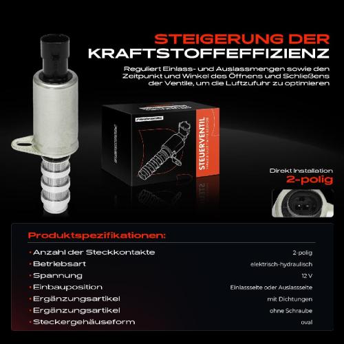 1x Steuerventil Nockenwellenverstellung für Alfa Romeo 159 Fiat 500 Punto Lancia Bild 1x Steuerventil Nockenwellenverstellung für Alfa Romeo 159 Fiat 500 Punto Lancia