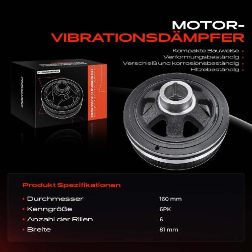 1x Riemenscheibe Kurbelwelle für Mercedes-Benz W203 W204 S203 S204 W211 S211 R171 Bild 1x Riemenscheibe Kurbelwelle für Mercedes-Benz W203 W204 S203 S204 W211 S211 R171