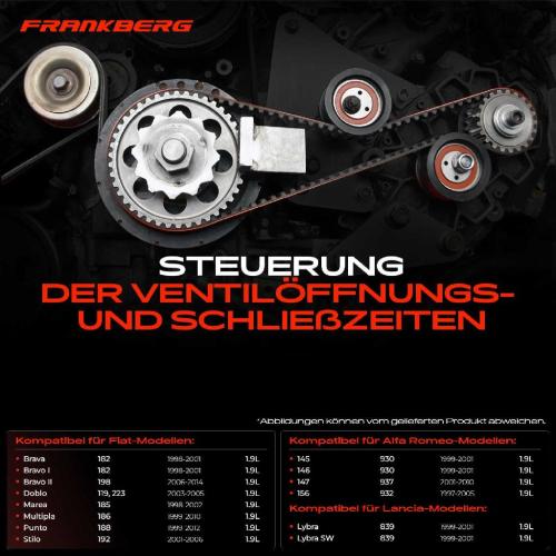 1x Zahnriemensatz Zahnriemen für Alfa Romeo 147 Fiat Bravo Marea Stilo Punto Multipla 1.9L Bild 1x Zahnriemensatz Zahnriemen für Alfa Romeo 147 Fiat Bravo Marea Stilo Punto Multipla 1.9L