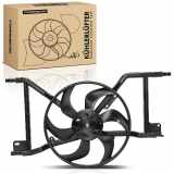 Frankberg 1x Motorkühller Einfachlüfter mit Kühlerlüfterrahmen Renault Twingo 3 Smart Forfour 453