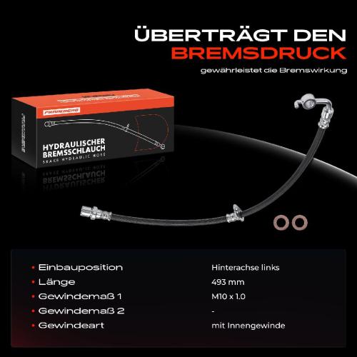 1x Bremsschlauch Bremsschläuche Hinterachse Links für Subaru Forester SJ 2.0L Bj ab 2013 Bild 1x Bremsschlauch Bremsschläuche Hinterachse Links für Subaru Forester SJ 2.0L Bj ab 2013