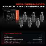 6x Einspritzventil Einspritzdüse für Land Rover Freelander L314