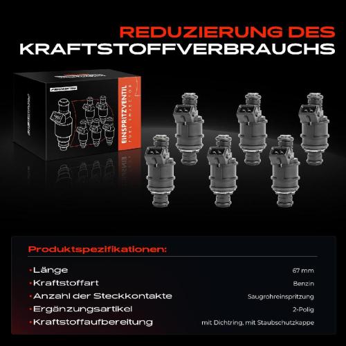 6x Einspritzventil Einspritzdüse für Land Rover Freelander L314 Bild 6x Einspritzventil Einspritzdüse für Land Rover Freelander L314