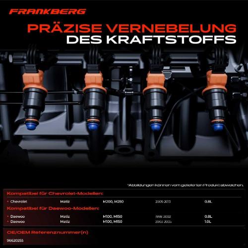 3x Einspritzventil Einspritzdüse für Chevrolet Daewoo Matiz 0.8L 1.0L Bild 3x Einspritzventil Einspritzdüse für Chevrolet Daewoo Matiz 0.8L 1.0L