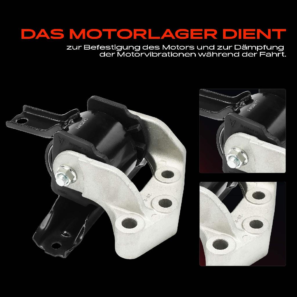 2x Motorlager Vorne Rechts für Mitsubishi Outlander II Lancer VIII Citroën C-Crosser