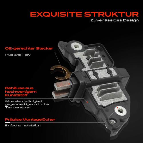 1x Lichtmaschinenregler Generatorregler für Mercedes-Benz S202 Audi A6 Mini R50 Bild 1x Lichtmaschinenregler Generatorregler für Mercedes-Benz S202 Audi A6 Mini R50