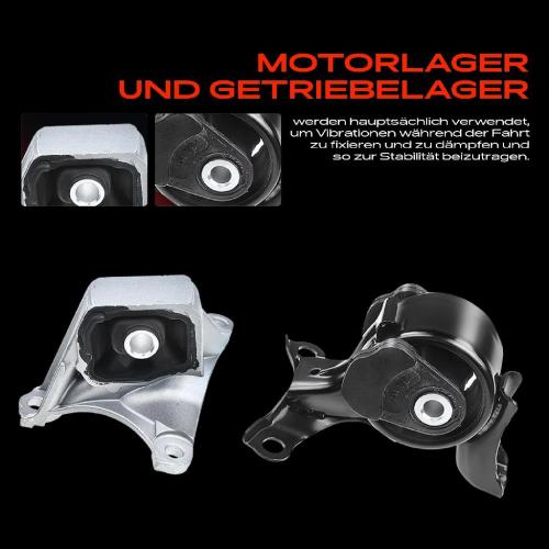 1x Getriebelagerlager Motorlager Differentiallager Vorne und Hinten für Honda CR-V II RD 2.4L 2001-2006 Bild 1x Getriebelagerlager Motorlager Differentiallager Vorne und Hinten für Honda CR-V II RD 2.4L 2001-2006