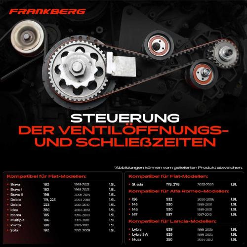 1x Zahnriemensatz Zahnriemen Wasserpumpe für Alfa Romeo 145 Fiat Brava Bravo Punto Bild 1x Zahnriemensatz Zahnriemen Wasserpumpe für Alfa Romeo 145 Fiat Brava Bravo Punto