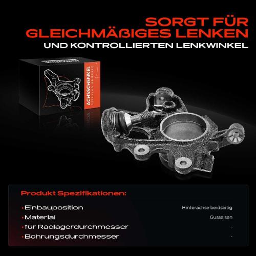 2x Achsschenkel Radaufhängung Hinterachse beidseitig für Jeep Grand Cherokee III IV Van WK WK2 WH Dodge Bild 2x Achsschenkel Radaufhängung Hinterachse beidseitig für Jeep Grand Cherokee III IV Van WK WK2 WH Dodge