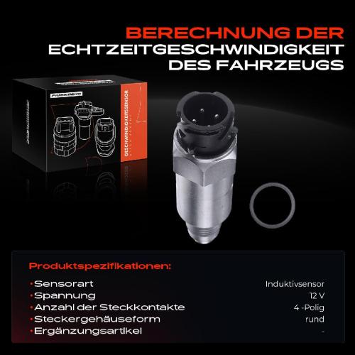 1x Geschwindigkeitssensor für Volvo B6 B7 B9 B12 FH12 FH16 II FM9/12 Bild 1x Geschwindigkeitssensor für Volvo B6 B7 B9 B12 FH12 FH16 II FM9/12