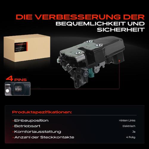 1x Türschloss Hinten Links für Jeep Grand Cherokee II WG WJ 2.7L 3.1L 4.0L 4.7L 1999-2002 Bild 1x Türschloss Hinten Links für Jeep Grand Cherokee II WG WJ 2.7L 3.1L 4.0L 4.7L 1999-2002