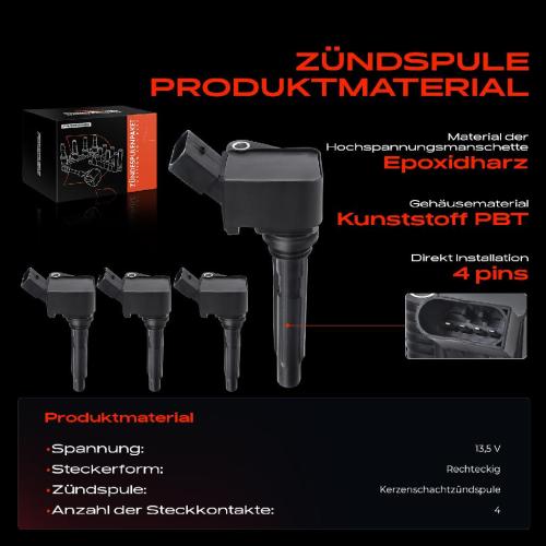 Frankberg 4x Z ndmodul Z ndspule f r VW Golf Alltrack VI VII Variant Polo Passat Scirocco Sharan Tiguan Allspace Touareg Bild Frankberg 4x Z ndmodul Z ndspule f r VW Golf Alltrack VI VII Variant Polo Passat Scirocco Sharan Tiguan Allspace Touareg