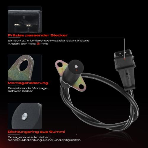 1x Kurbelwellensensor Impulsgeber für Fiat Croma Regata Uno Lancia Delta I Prisma Bild 1x Kurbelwellensensor Impulsgeber für Fiat Croma Regata Uno Lancia Delta I Prisma