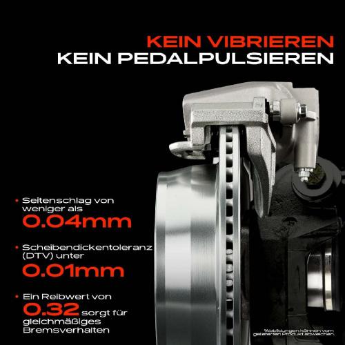 2x Bremsscheiben Vorderachse für VW Caddy IV MPV Kasten/MPV CC EOS Golf Alltrack Plus Sportsvan V Bild 2x Bremsscheiben Vorderachse für VW Caddy IV MPV Kasten/MPV CC EOS Golf Alltrack Plus Sportsvan V