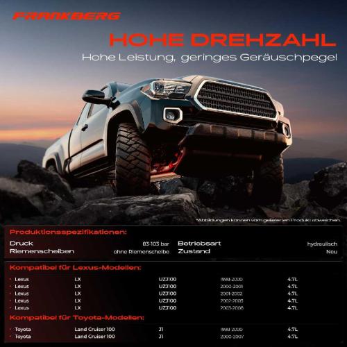 1x Servopumpe hydraulisch für Toyota Land Cruiser 100 Lexus Lx470 Bild 1x Servopumpe hydraulisch für Toyota Land Cruiser 100 Lexus Lx470