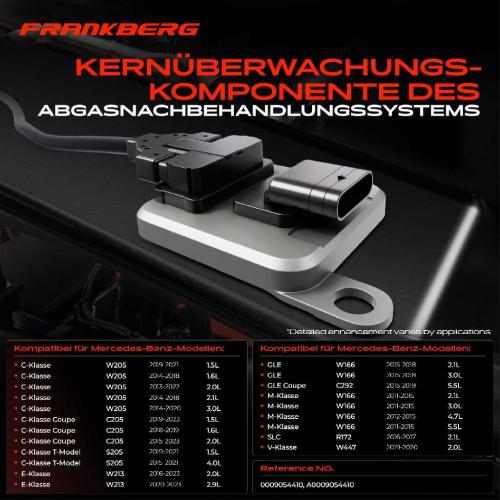 1x Nox Sensor Nitrogen Oxide Lamdasonde Katalysator für Mercedes-Benz C-Klasse E-Klasse M-Klasse GLE Bild 1x Nox Sensor Nitrogen Oxide Lamdasonde Katalysator für Mercedes-Benz C-Klasse E-Klasse M-Klasse GLE