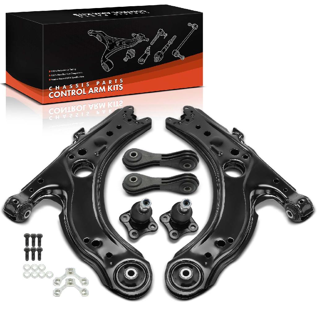 Frankberg 1x Querlenker Satz Vorderachse für VW Bora Variant Golf IV Audi A3 Seat Leon Toledo II Skoda Octavia I Combi