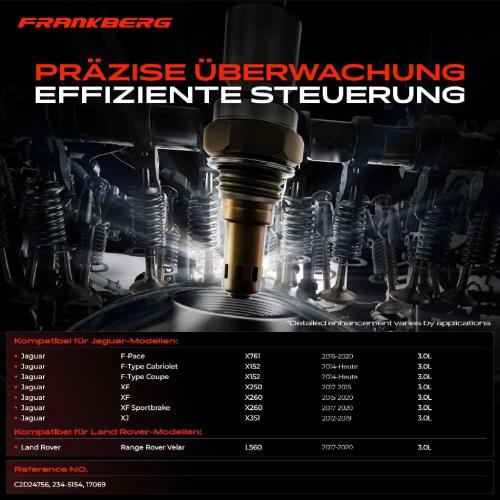 1x Lambdasonde Regelsonde Vor Katalysator für Jaguar F-Type XF XJ Land Rover Range Rover Bild 1x Lambdasonde Regelsonde Vor Katalysator für Jaguar F-Type XF XJ Land Rover Range Rover