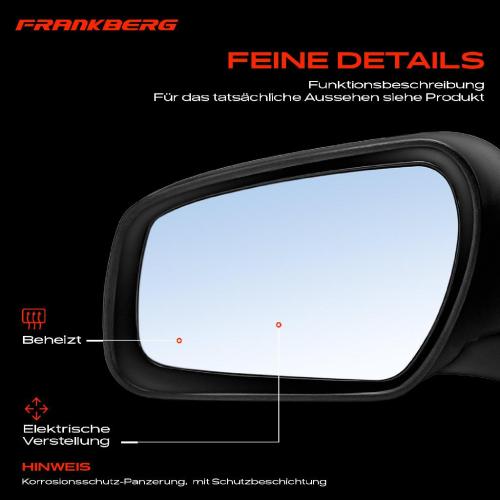 1x Außenspiegel Links für Ford Focus II DA DP HCP DB DH FCH DA DS FFS 2004-2008 Bild 1x Außenspiegel Links für Ford Focus II DA DP HCP DB DH FCH DA DS FFS 2004-2008