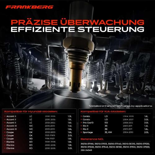 1x Lambdasonde Regelsonde Vor Katalysator für Hyundai Coupe RD Getz TB KIA Sportage JE KM Bild 1x Lambdasonde Regelsonde Vor Katalysator für Hyundai Coupe RD Getz TB KIA Sportage JE KM