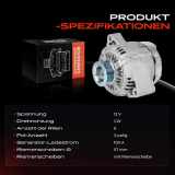 1x Lichtmaschine Generator für Lexus GS JZS160 UZS160 UZS161 IS I Sportcross