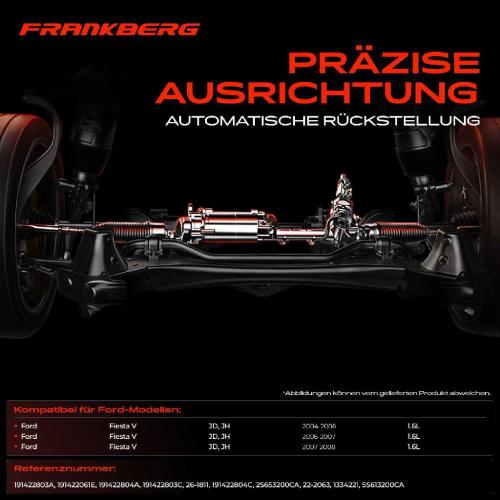 1x Lenkgetriebe Servolenkgetriebe für Ford Fiesta V JD JH 1.6L Bild 1x Lenkgetriebe Servolenkgetriebe für Ford Fiesta V JD JH 1.6L