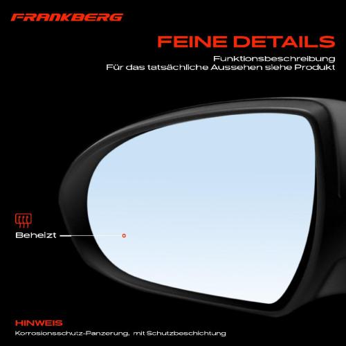 Frankberg 1x Außenspiegel Links für Hyundai Tucson TL TLE 1.6L 1.7L 2.0L 2.4L 2015-2020 Bild Frankberg 1x Außenspiegel Links für Hyundai Tucson TL TLE 1.6L 1.7L 2.0L 2.4L 2015-2020
