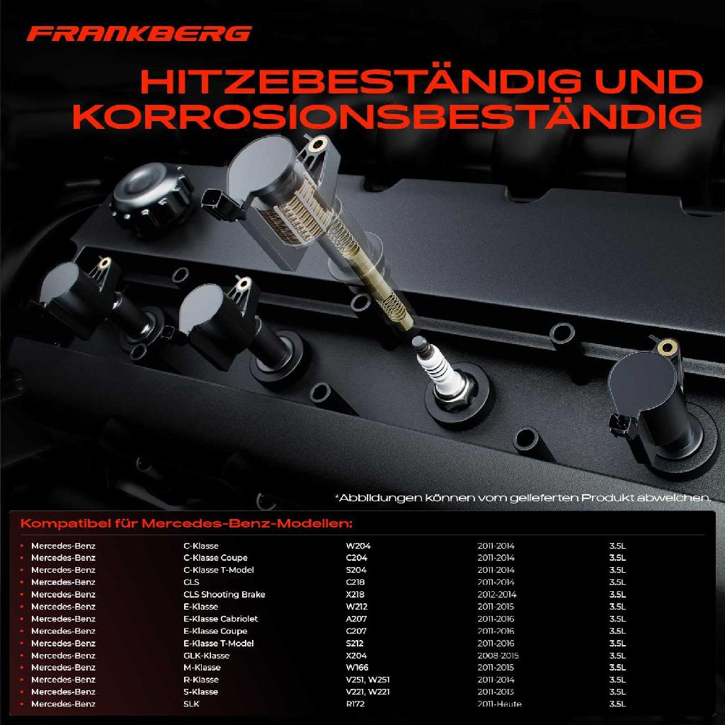 6x Zündmodul Zündspule für Mercedes-Benz W204 C204 S204 C218 X218 W212 A207 C207 S212 X204 W166 V251 W251