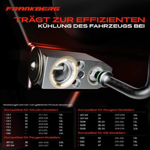 1x Expansionsventil Klimaanlage für Citroën C3 II SC C4 LA DS3 Peugeot 307 3A/C Bild 1x Expansionsventil Klimaanlage für Citroën C3 II SC C4 LA DS3 Peugeot 307 3A/C